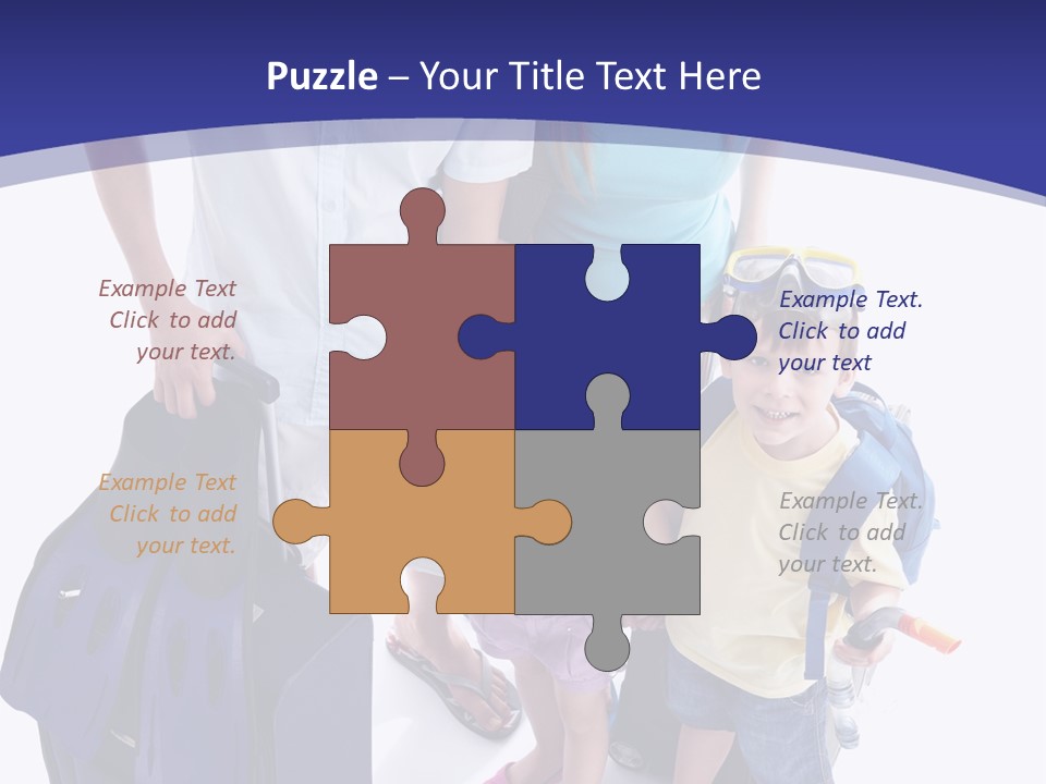 Parent Holiday White PowerPoint Template