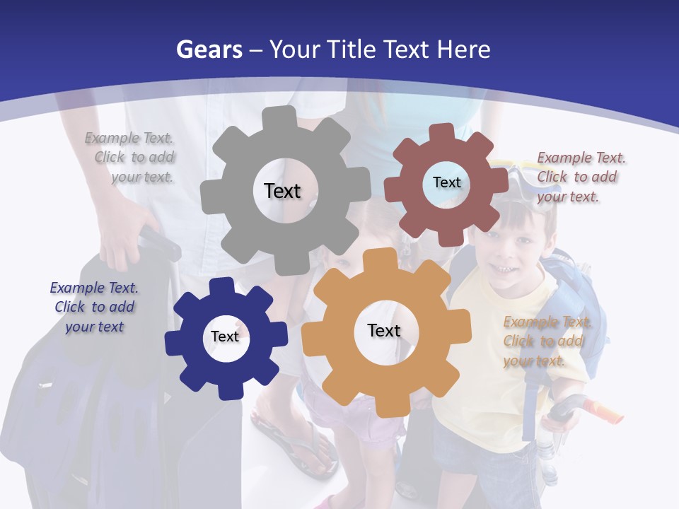 Parent Holiday White PowerPoint Template