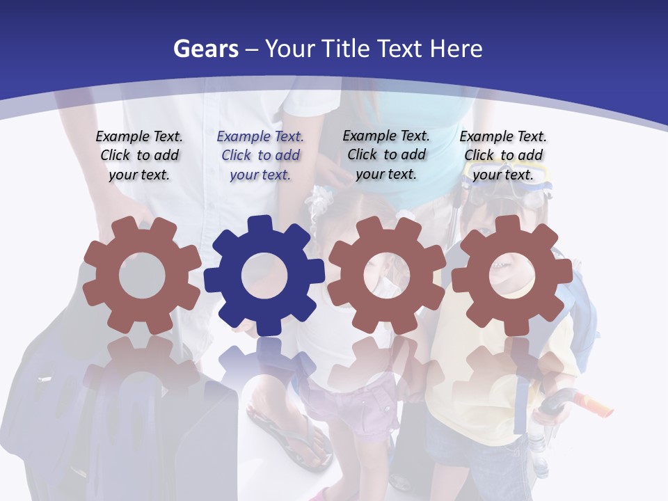 Parent Holiday White PowerPoint Template