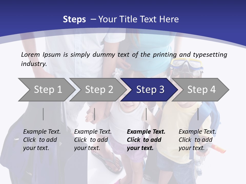 Parent Holiday White PowerPoint Template