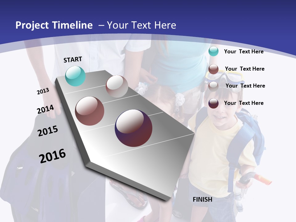 Parent Holiday White PowerPoint Template