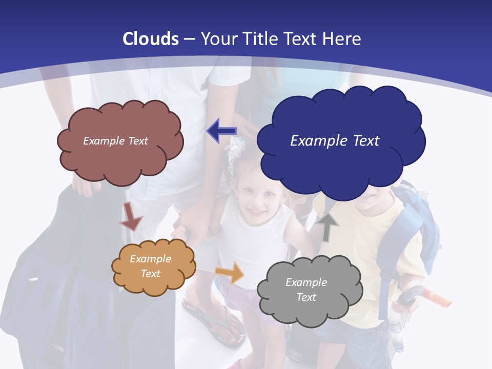 Parent Holiday White PowerPoint Template