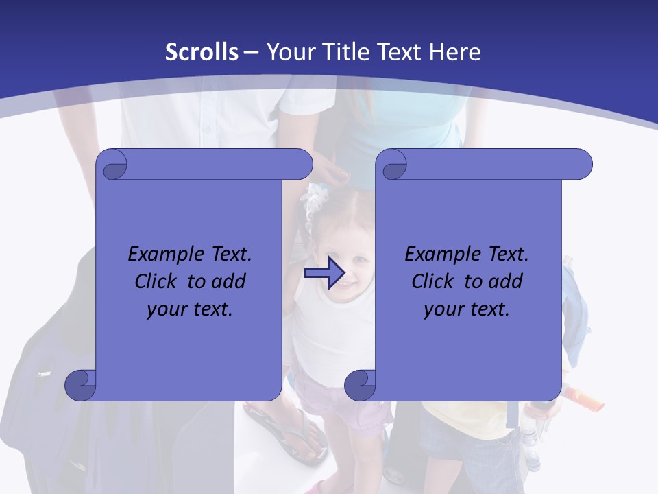 Parent Holiday White PowerPoint Template