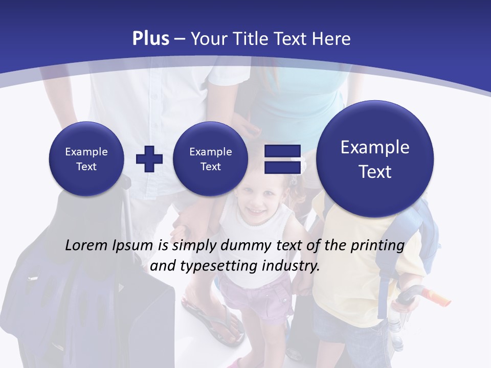 Parent Holiday White PowerPoint Template