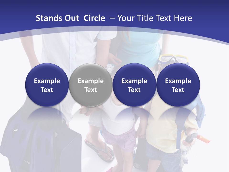 Parent Holiday White PowerPoint Template