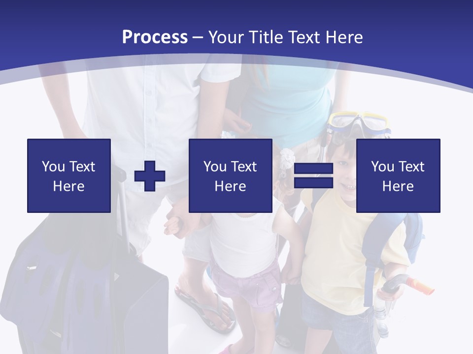 Parent Holiday White PowerPoint Template