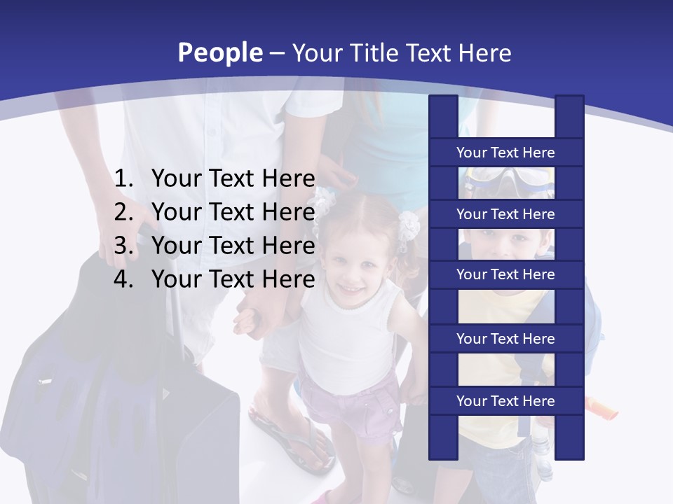 Parent Holiday White PowerPoint Template