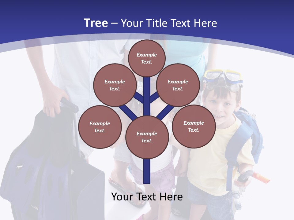 Parent Holiday White PowerPoint Template