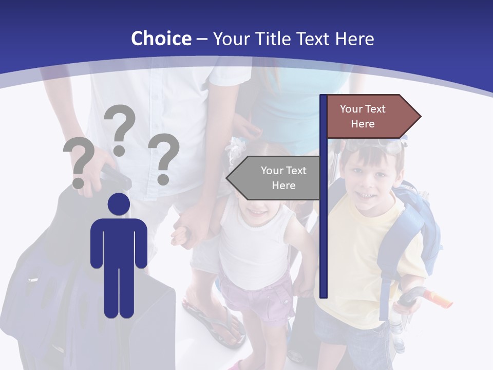 Parent Holiday White PowerPoint Template