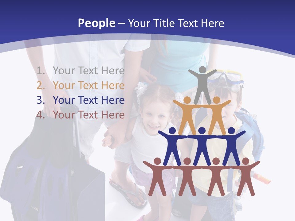 Parent Holiday White PowerPoint Template