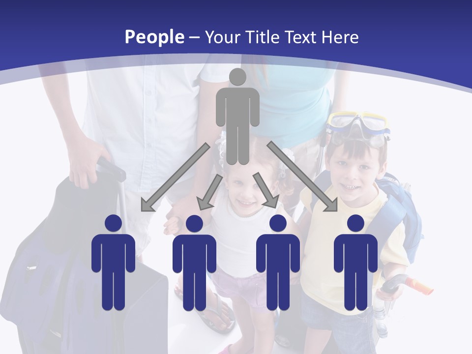 Parent Holiday White PowerPoint Template