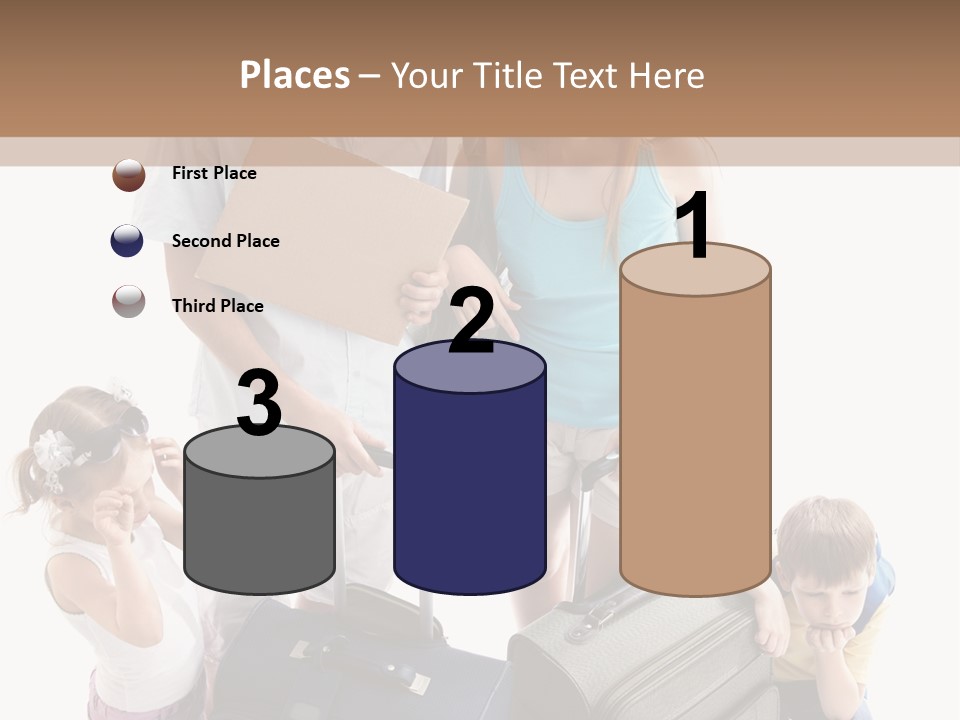 Worried Daughter Traveller PowerPoint Template