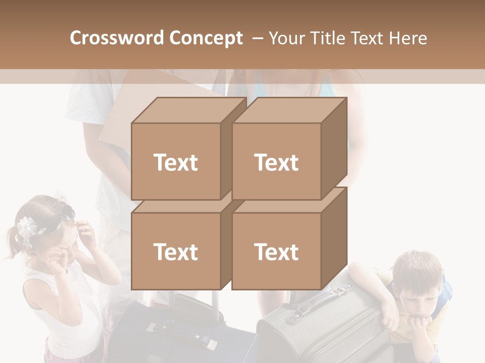 Worried Daughter Traveller PowerPoint Template