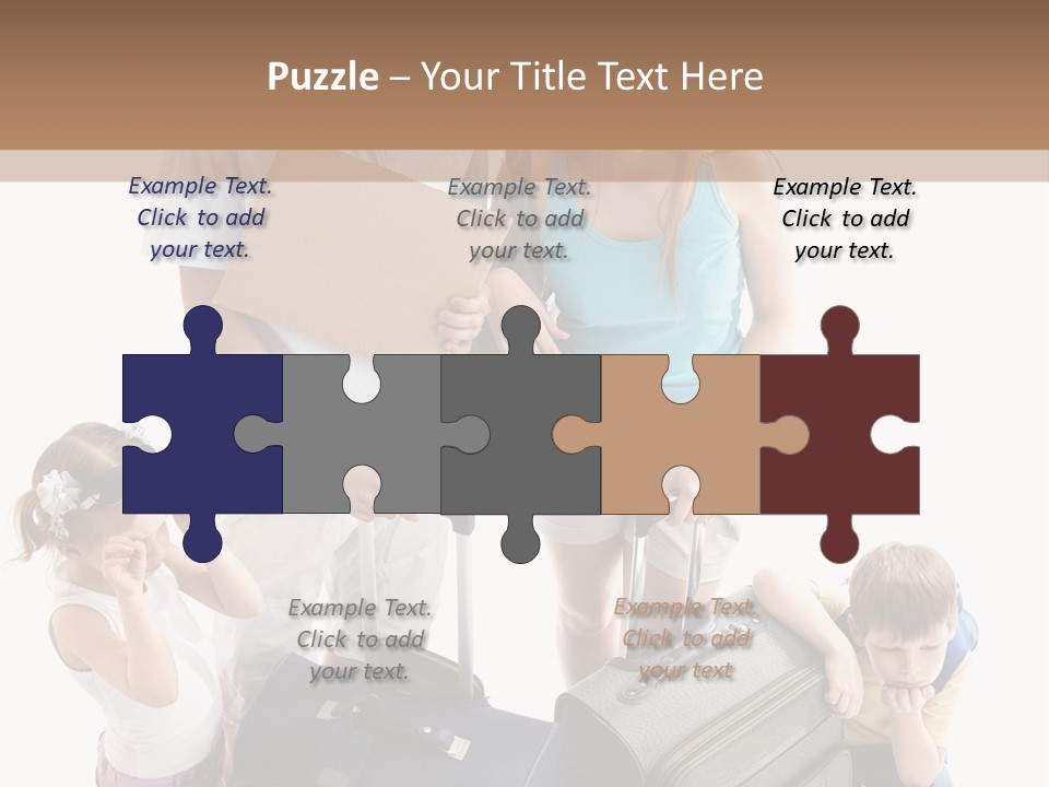 Worried Daughter Traveller PowerPoint Template