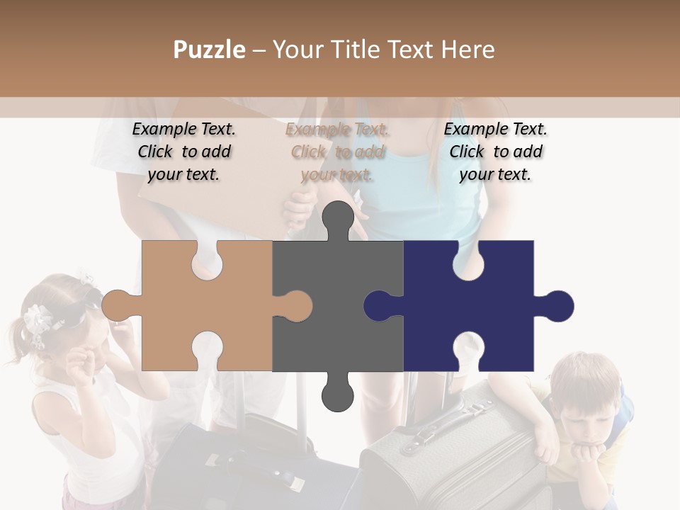 Worried Daughter Traveller PowerPoint Template