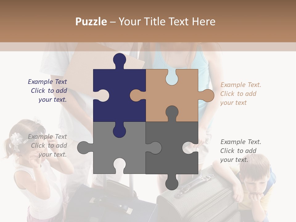 Worried Daughter Traveller PowerPoint Template