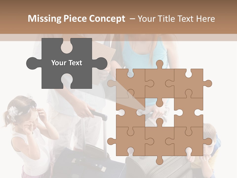 Worried Daughter Traveller PowerPoint Template