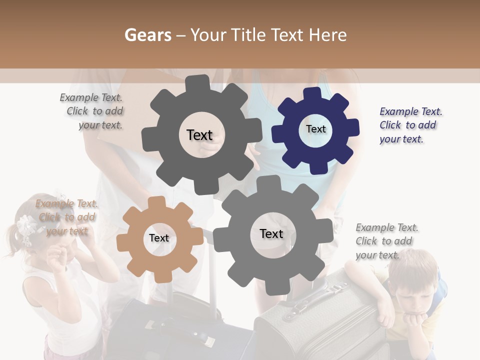 Worried Daughter Traveller PowerPoint Template