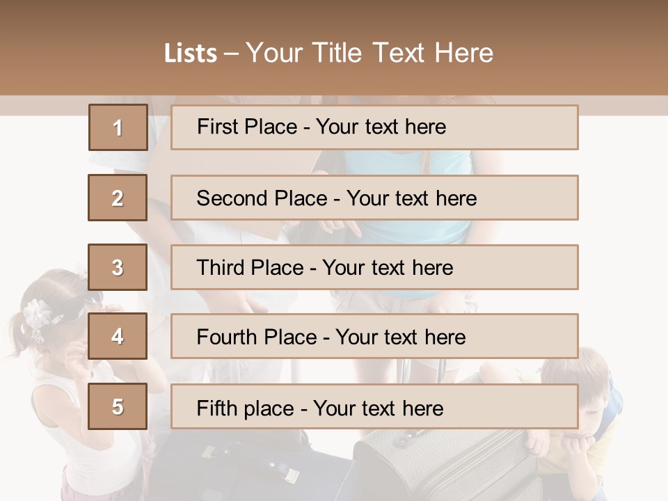 Worried Daughter Traveller PowerPoint Template