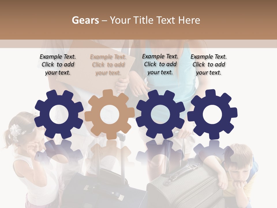 Worried Daughter Traveller PowerPoint Template