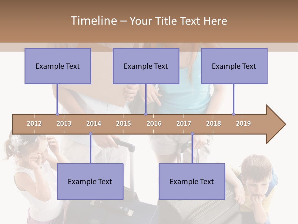 Worried Daughter Traveller PowerPoint Template