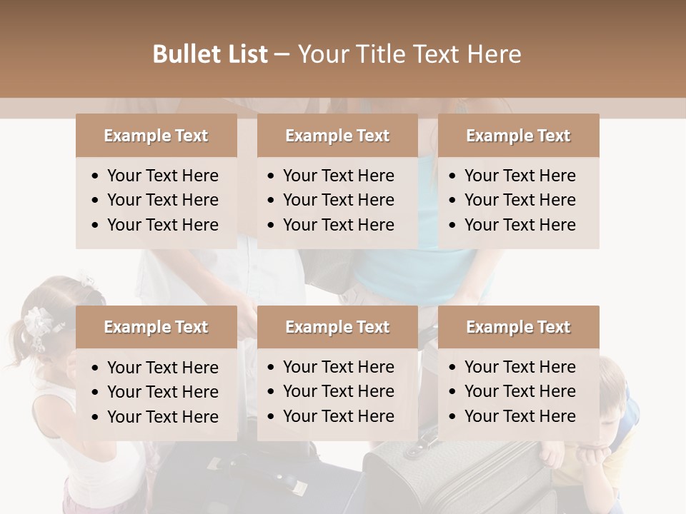 Worried Daughter Traveller PowerPoint Template