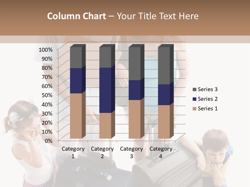 Worried Daughter Traveller PowerPoint Template