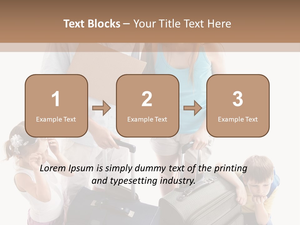 Worried Daughter Traveller PowerPoint Template
