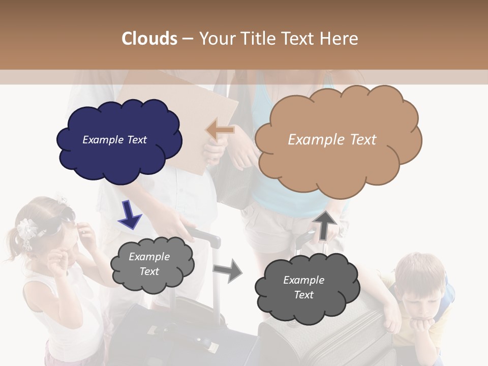 Worried Daughter Traveller PowerPoint Template