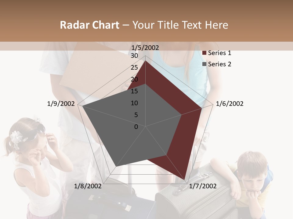 Worried Daughter Traveller PowerPoint Template