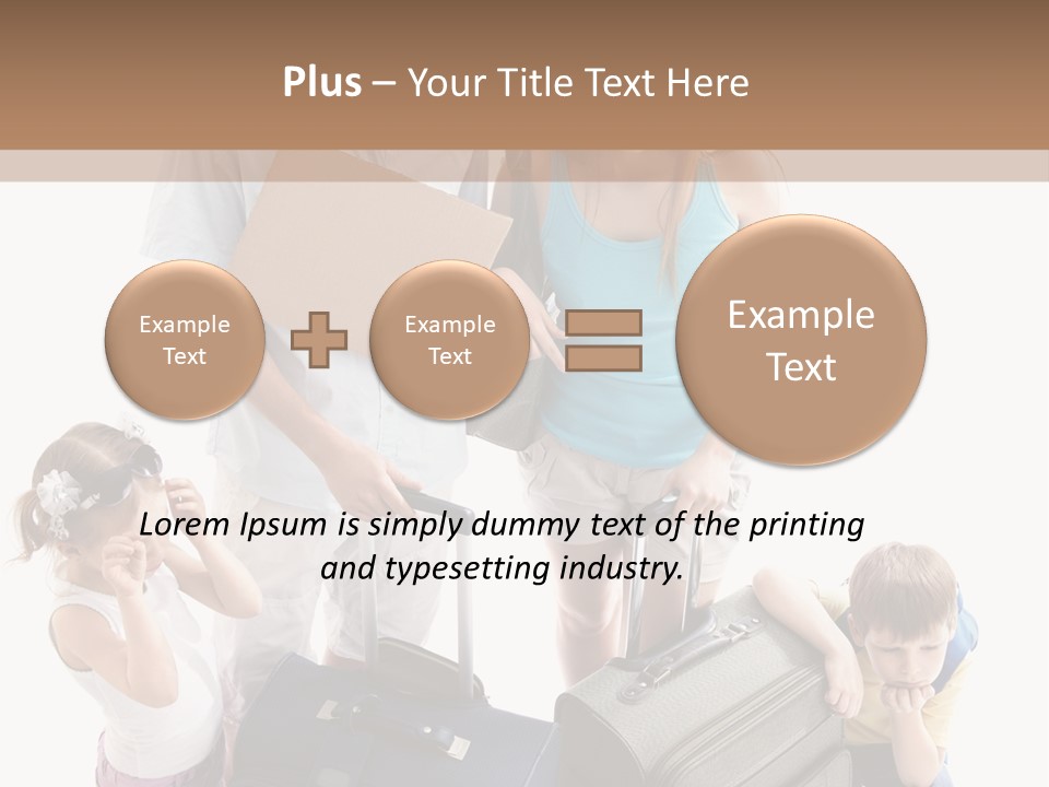 Worried Daughter Traveller PowerPoint Template