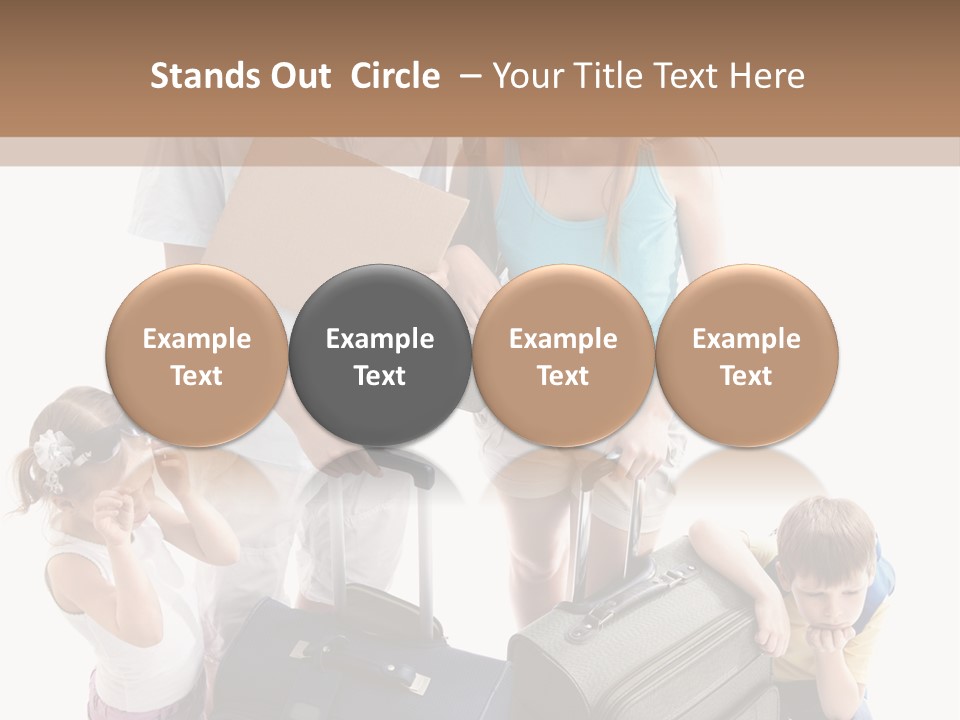 Worried Daughter Traveller PowerPoint Template