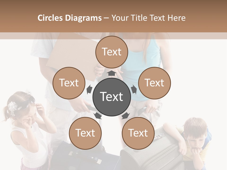 Worried Daughter Traveller PowerPoint Template