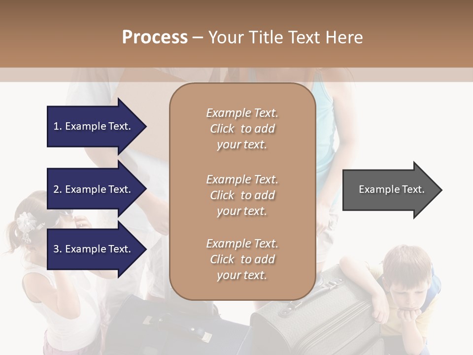 Worried Daughter Traveller PowerPoint Template