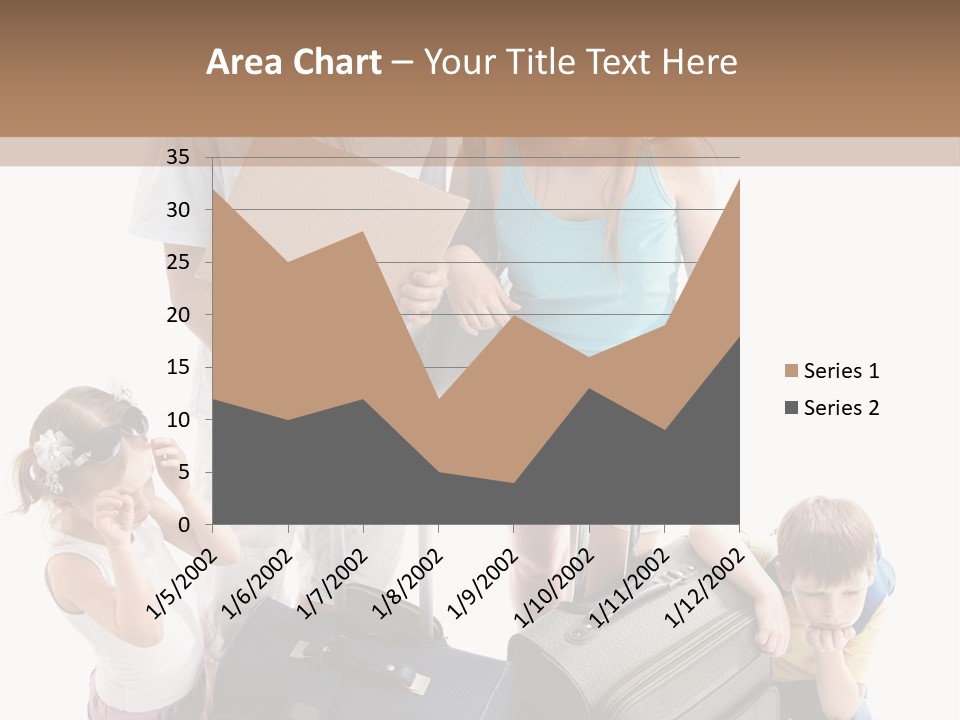 Worried Daughter Traveller PowerPoint Template