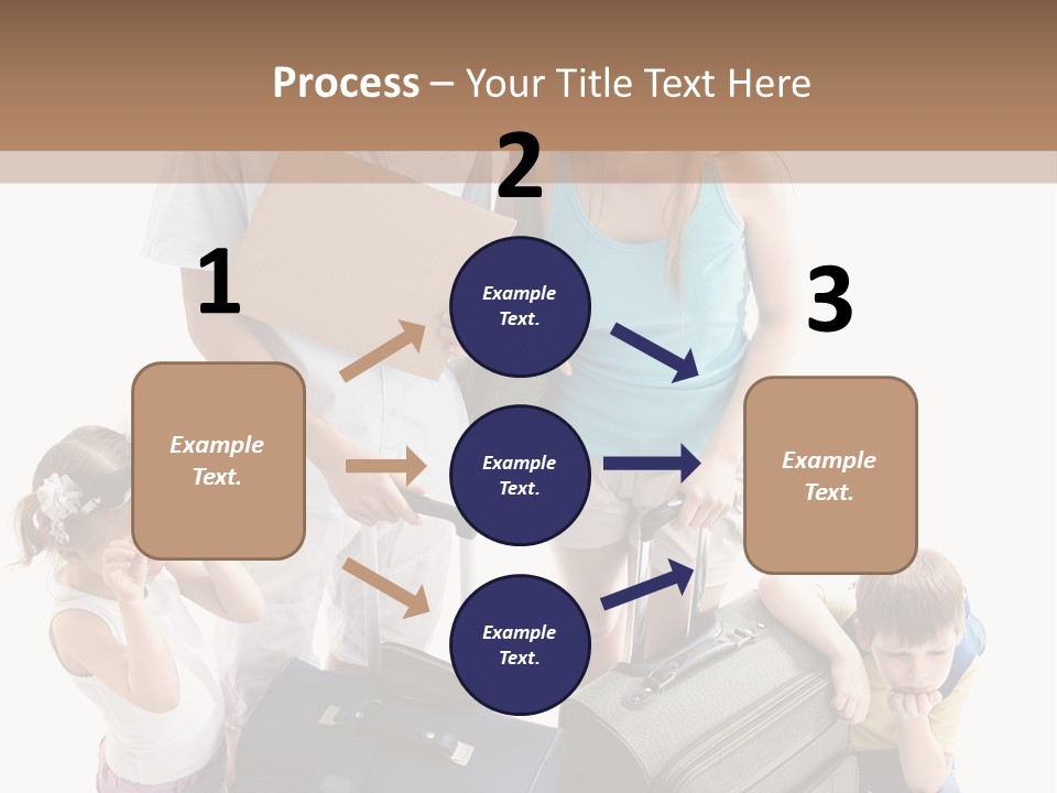 Worried Daughter Traveller PowerPoint Template