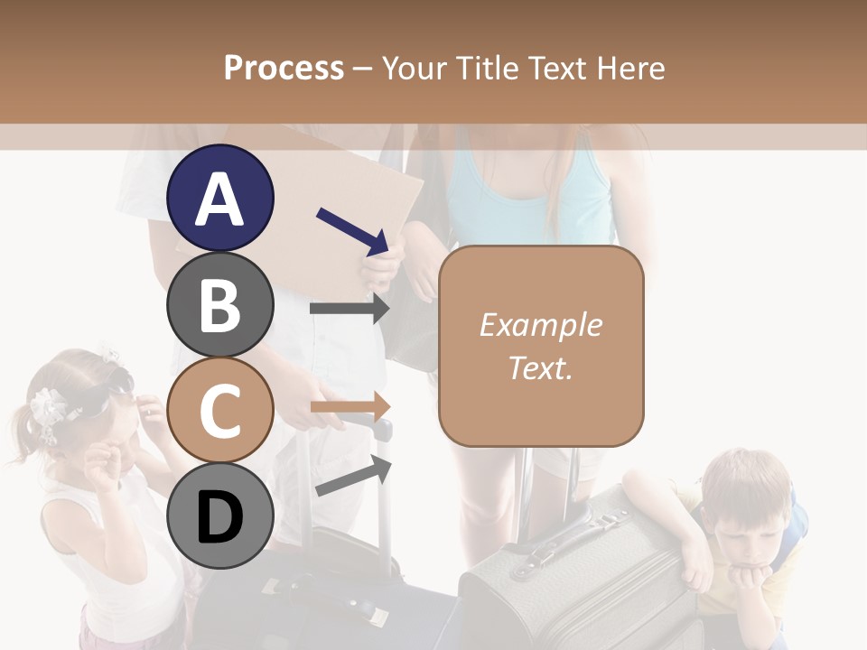 Worried Daughter Traveller PowerPoint Template
