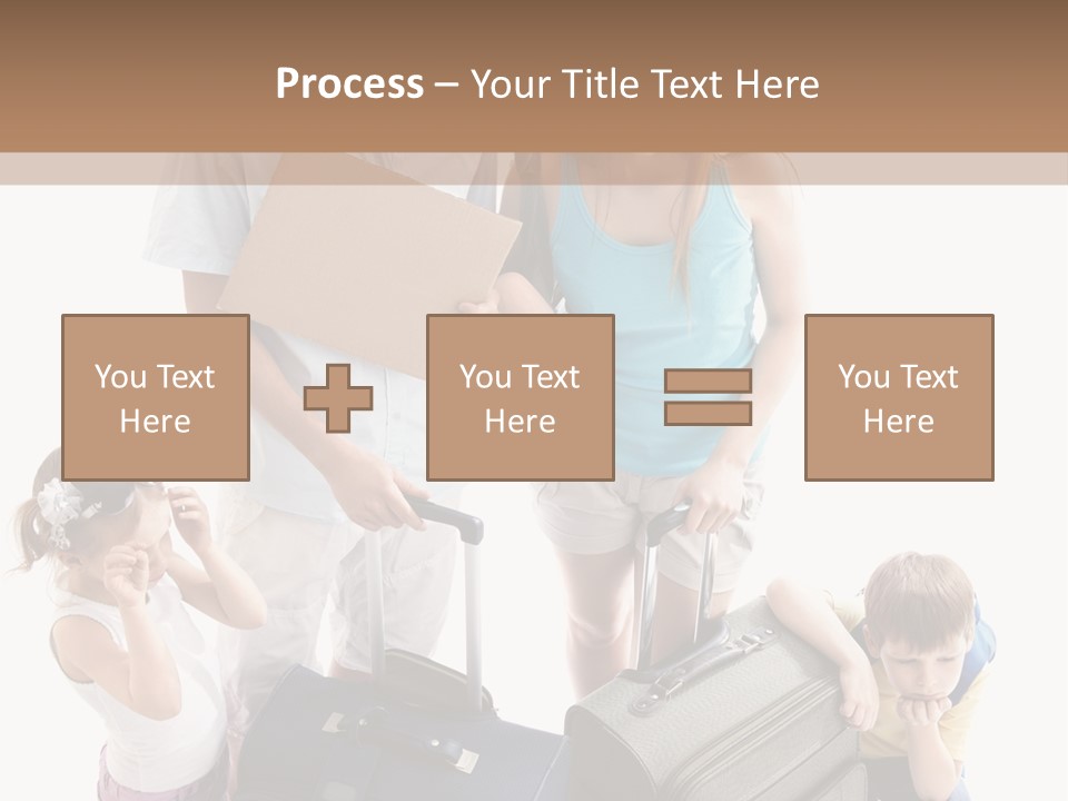 Worried Daughter Traveller PowerPoint Template