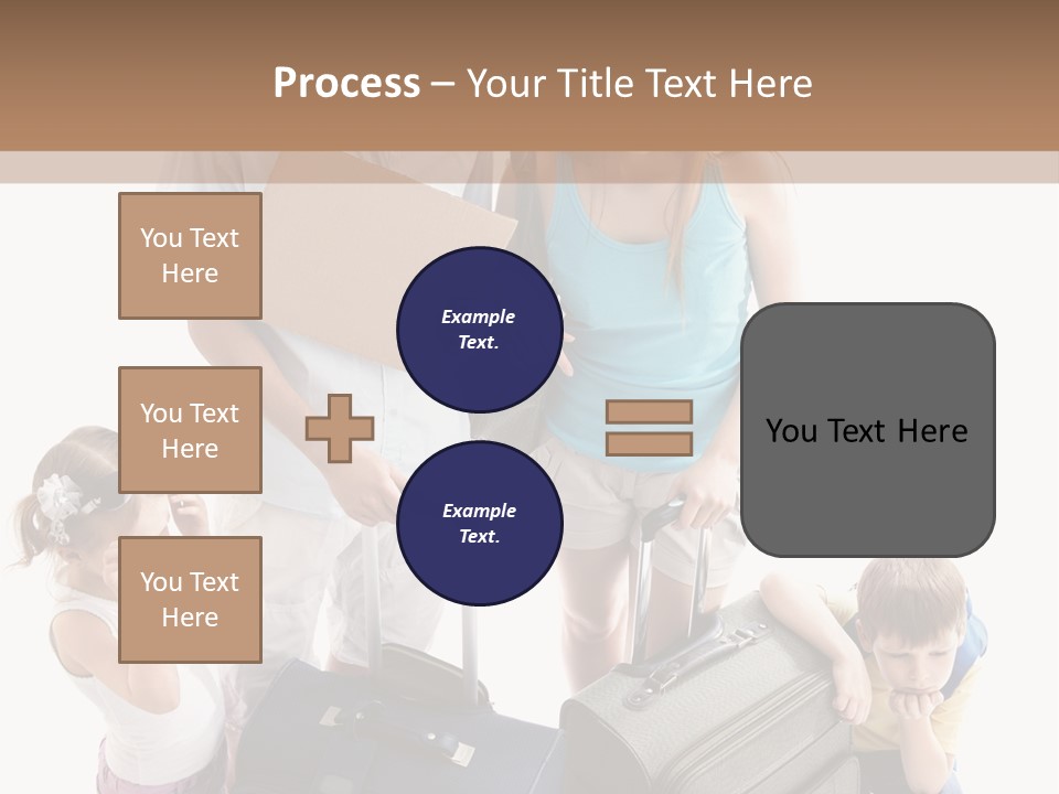 Worried Daughter Traveller PowerPoint Template