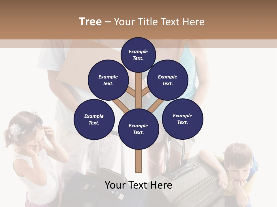 Worried Daughter Traveller PowerPoint Template