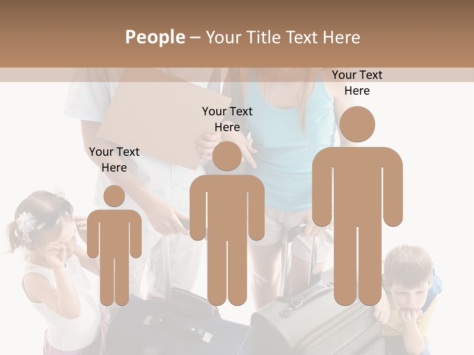 Worried Daughter Traveller PowerPoint Template