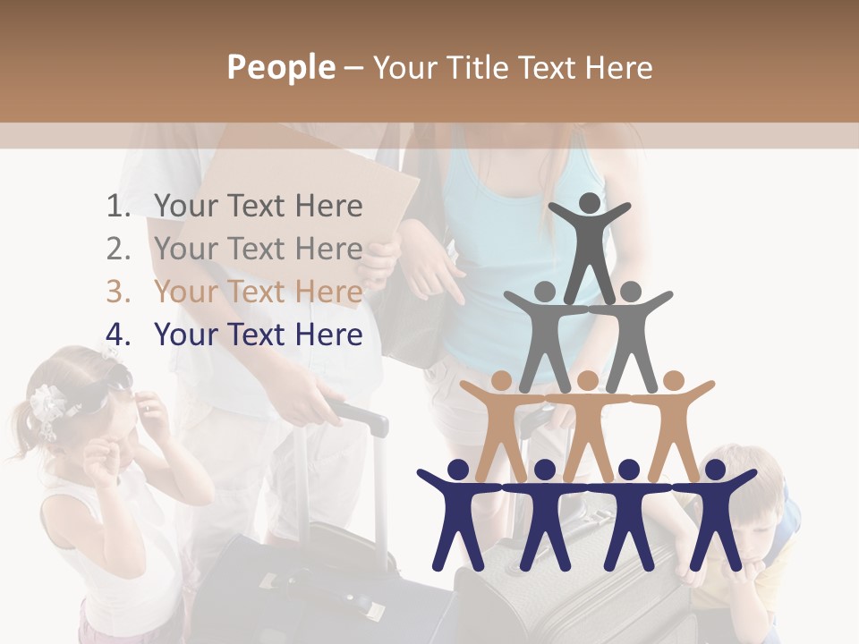 Worried Daughter Traveller PowerPoint Template