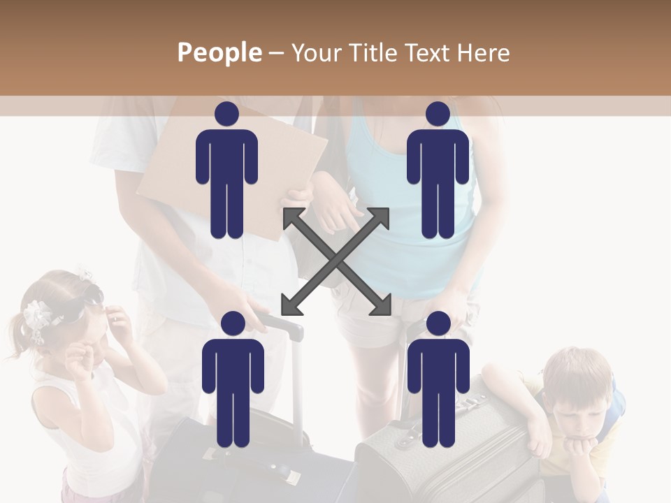 Worried Daughter Traveller PowerPoint Template