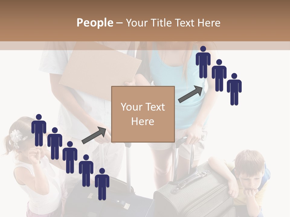 Worried Daughter Traveller PowerPoint Template