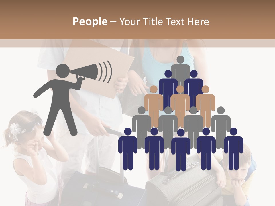 Worried Daughter Traveller PowerPoint Template