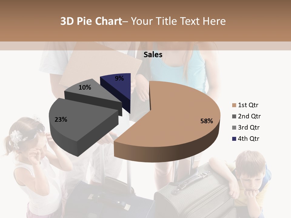 Worried Daughter Traveller PowerPoint Template