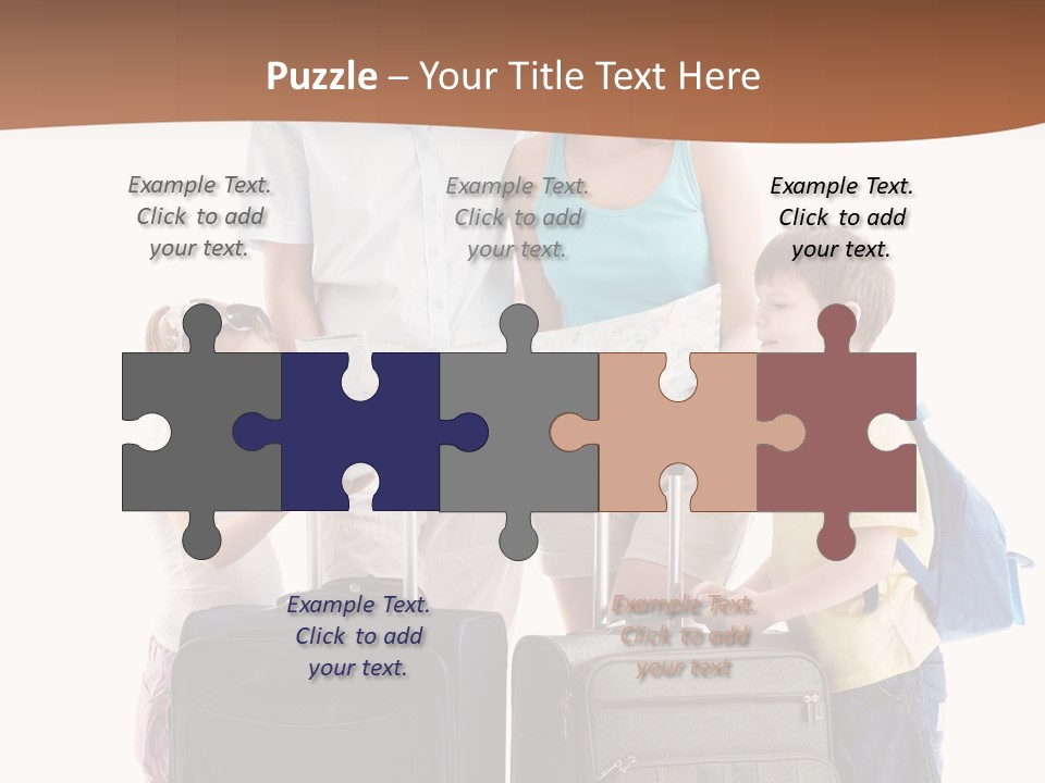 Bag Trip Suitcase PowerPoint Template