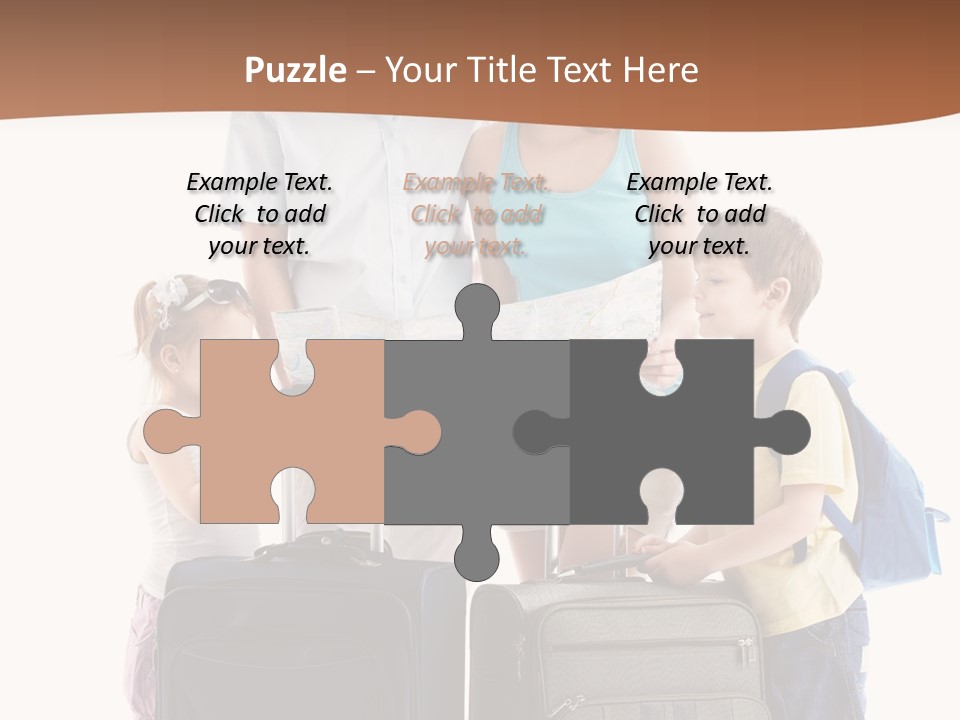 Bag Trip Suitcase PowerPoint Template