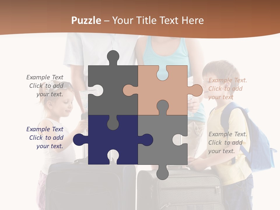 Bag Trip Suitcase PowerPoint Template