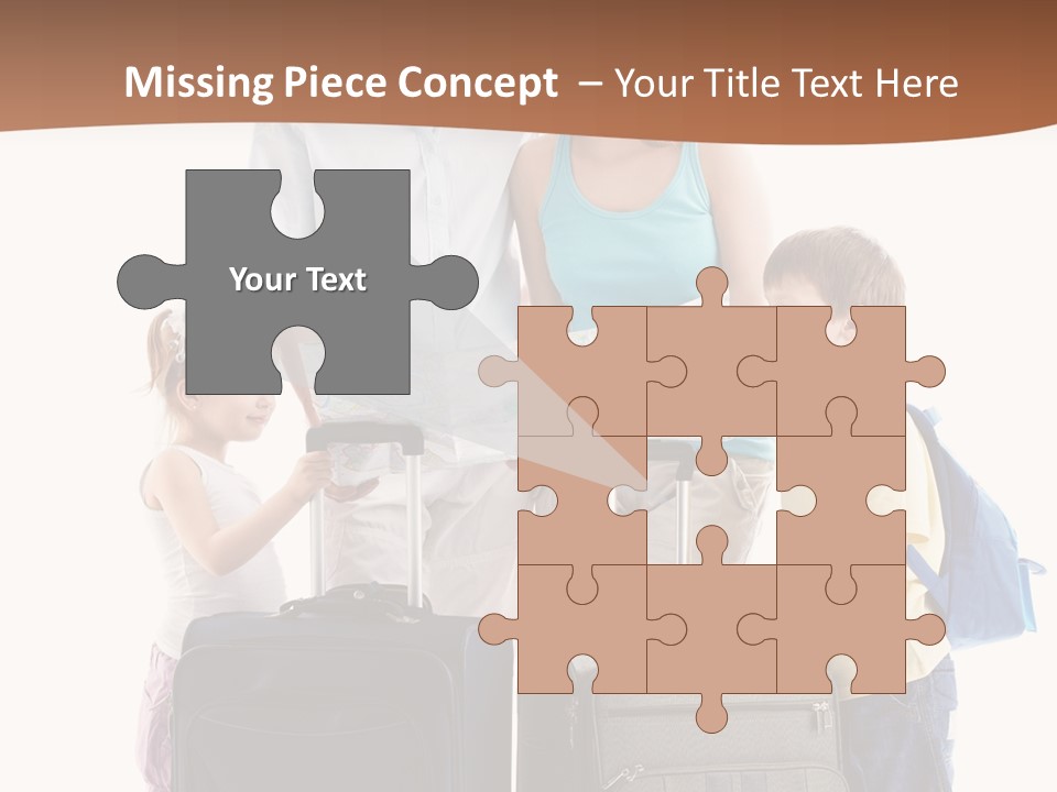 Bag Trip Suitcase PowerPoint Template